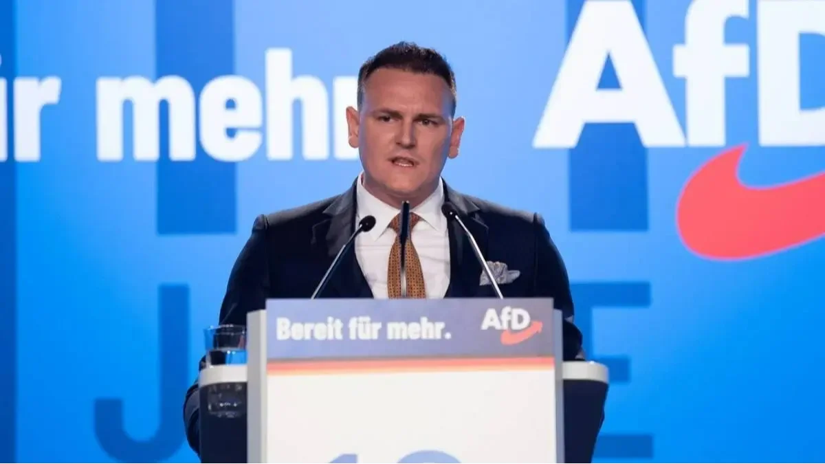 Tomasz Mariusz Froelich, az AfD európai parlamenti képviselője (Fotó: AFP)