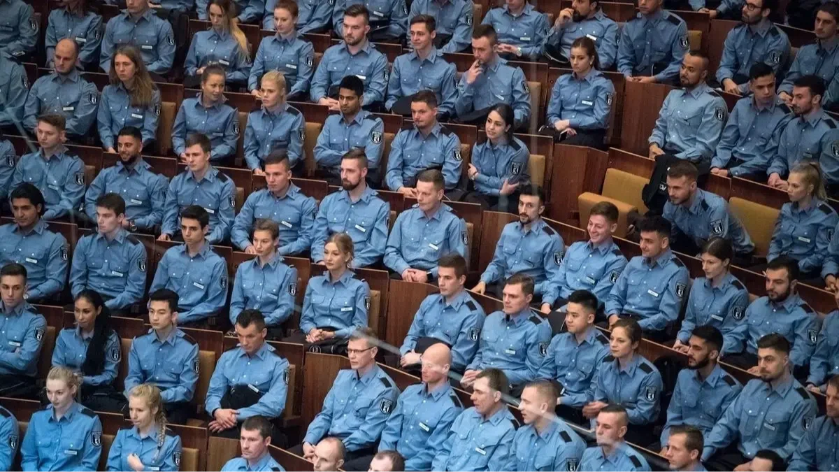 A berlini rendőrakadémia – Kép forássa: Bernd von Jutrczenka/dpa