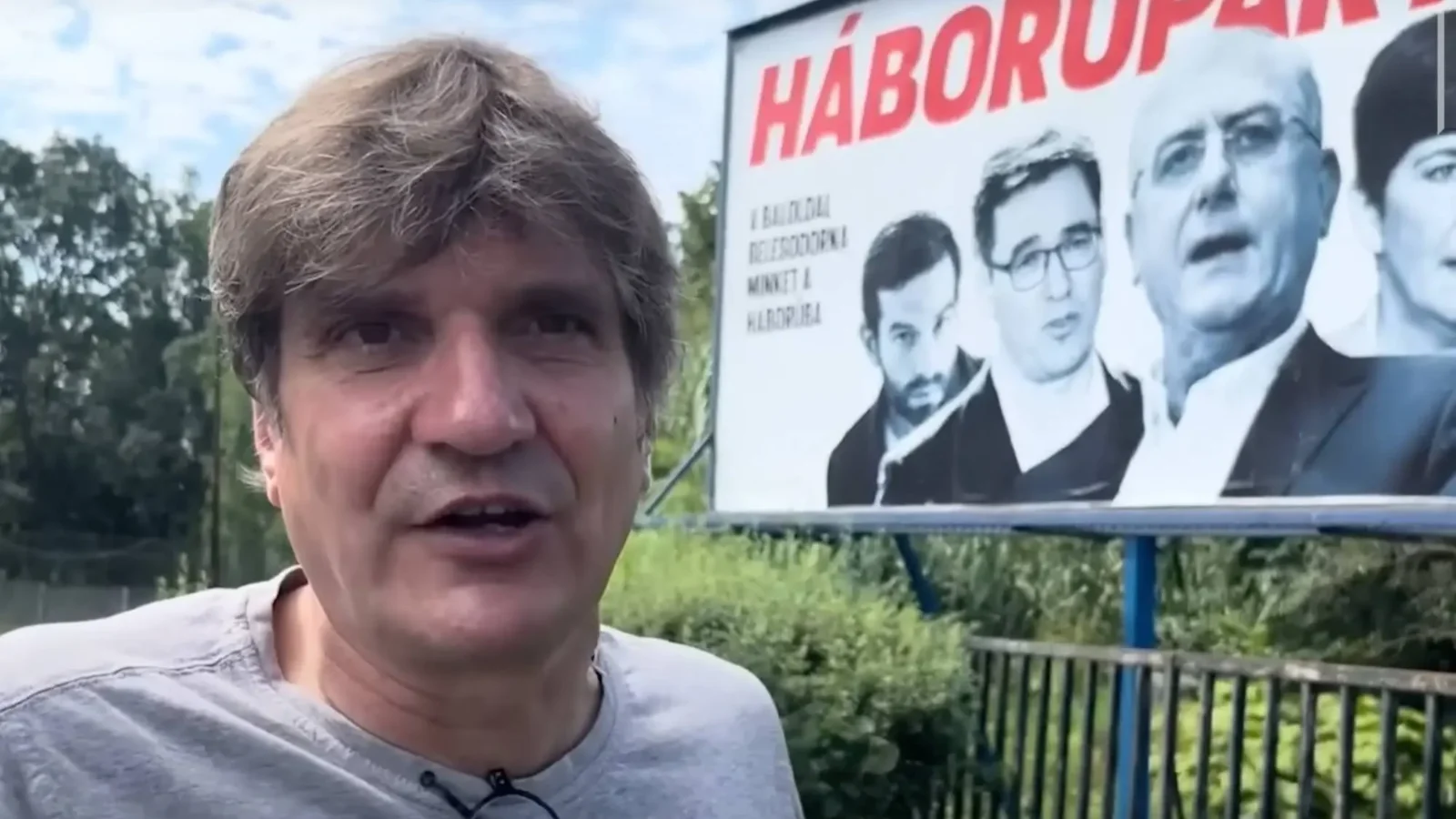 A rendezvényt bejelentő szélsőbaloldali emberjogi aktivista, Heindl Péter