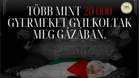 Novák Előd: Gyerekgyilkosság önvédelemből? – szolidaritási virrasztás a Gázában meggyilkolt gyermekekért 