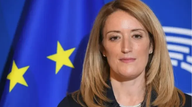  Roberta Metsola – Fotó: Patrick Hertzog/AFP 