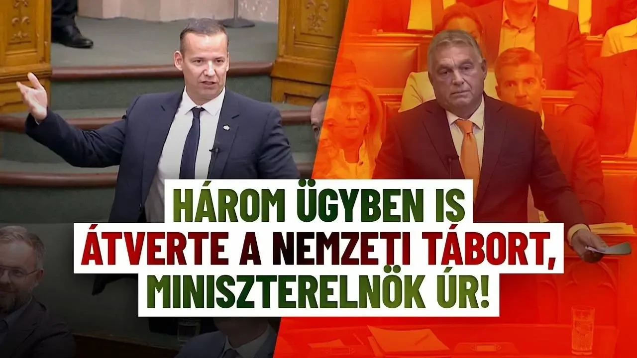 Toroczkai Orbánnak: „Három ügyben is átverte a nemzeti tábort, miniszterelnök úr!” (+VIDEÓ)