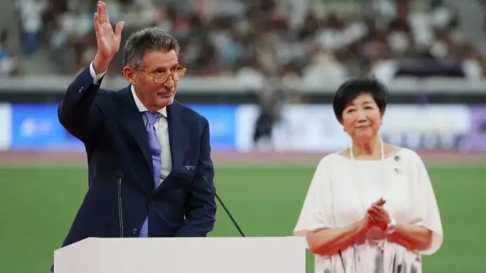 Sebastian Coe, a Nemzetközi Atlétikai Szövetség elnöke Fotó: Kaname Muto/Yomiuri
