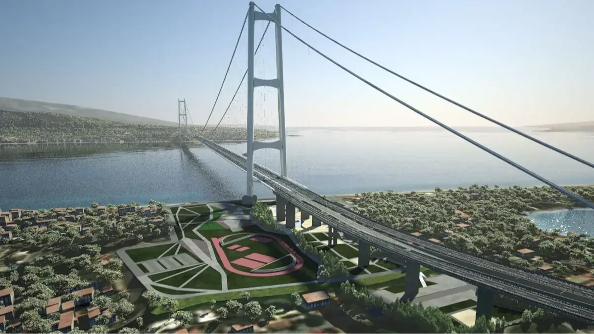 A Szicíliába vezető híd látványterve Kép: Webuild Image Library