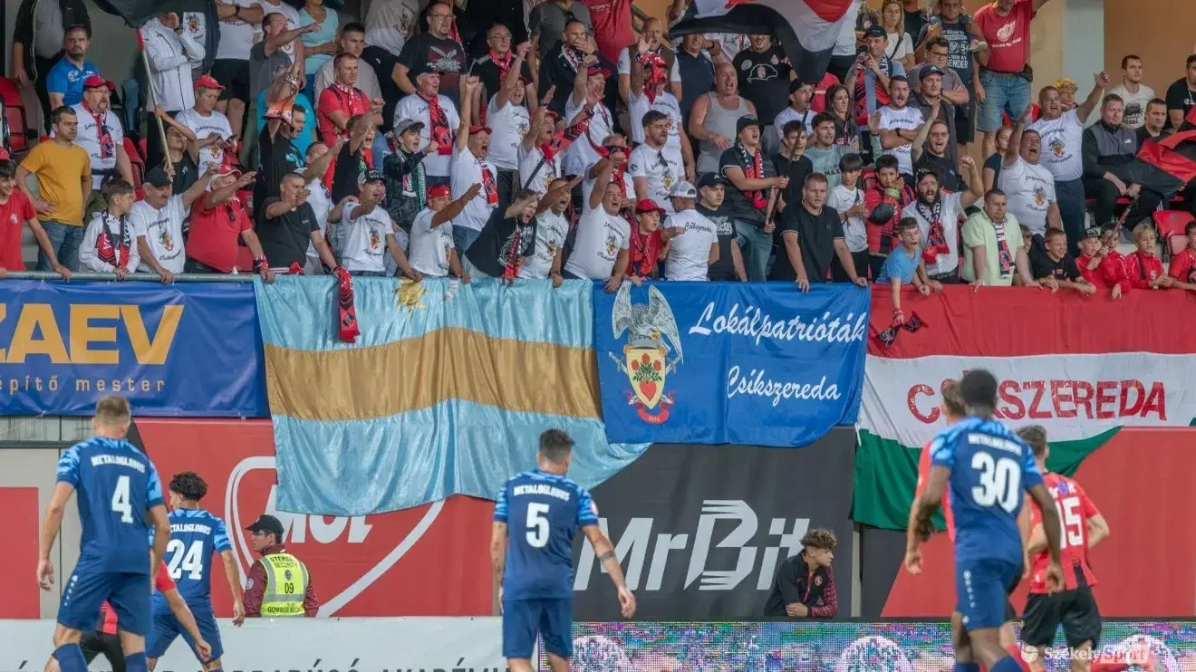 Magyar és székely zászlók miatt kapott büntetést az FK Csíkszereda