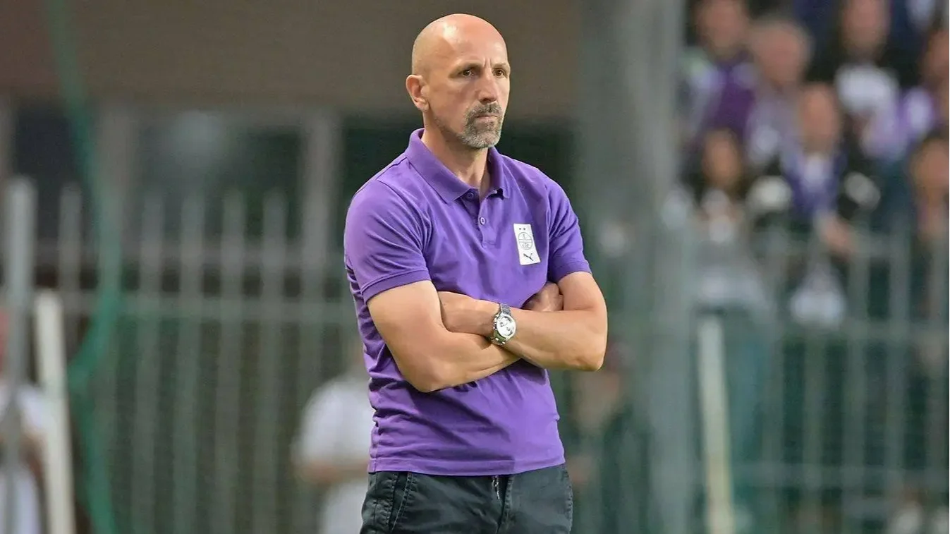 Damir Krznar, az Újpest FC horvát vezetőedzője (Fotó: MTI/Krizsán Csaba)