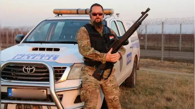 Sándor Nagy has been involved in the fight against human smuggling on the Hungarian–Serbian border for ten years. Photo: Epoch Times