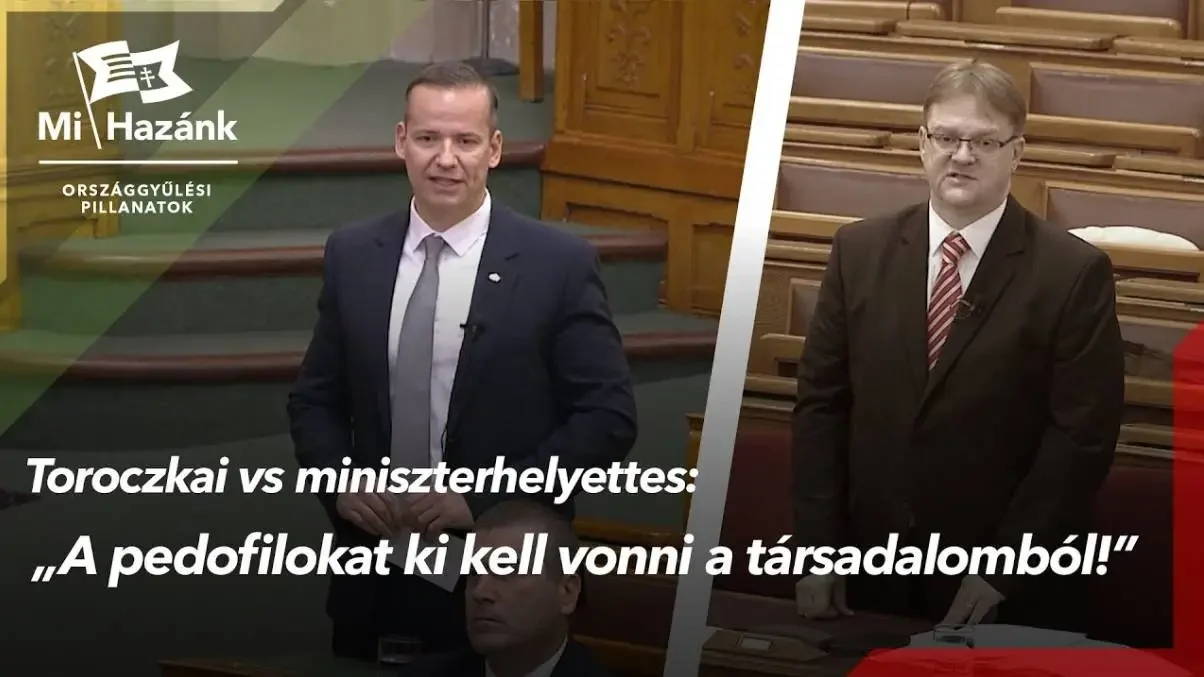 Toroczkai: a pedofilokat örökre ki kell vonni a társadalomból! (+VIDEÓ)