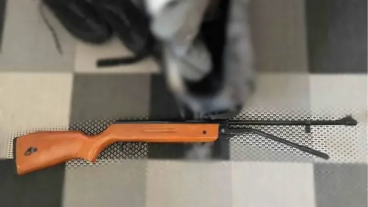 A cselekmény során használt légpuska