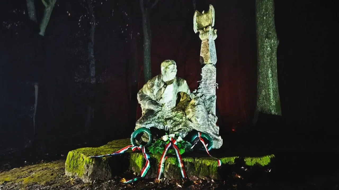 A Rongyos Gárda emlékműve Sopronban, a Dalos-hegyen (Fotó: Lipták Tamás/Magyar Jelen)
