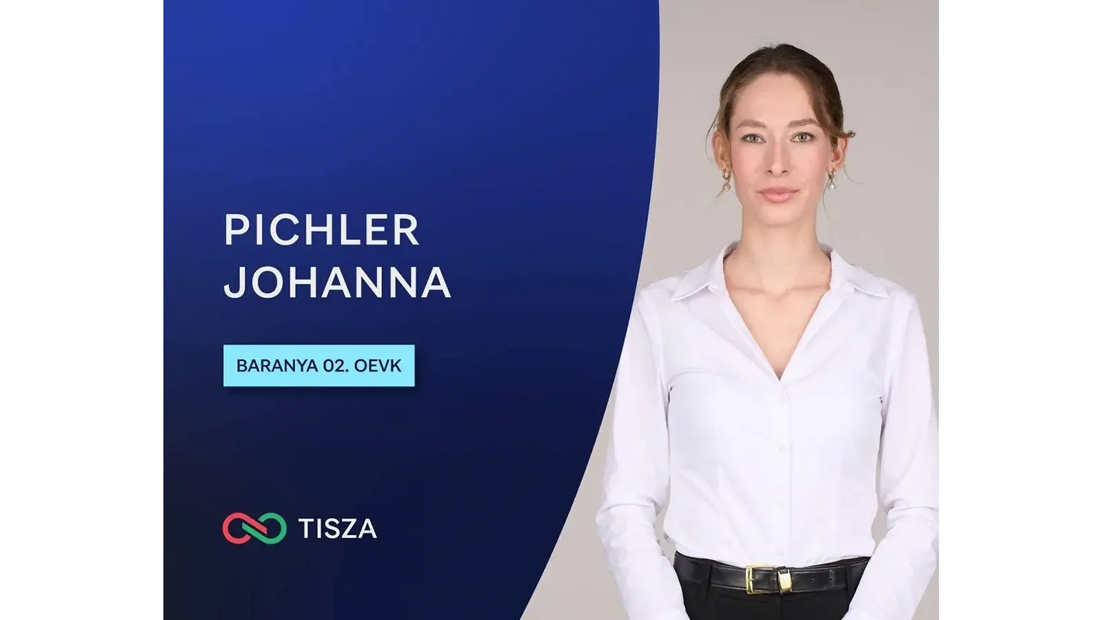 Pichler Johanna a Tisza Párt egyik jó eséllyel induló lehetséges jelöltje volt.