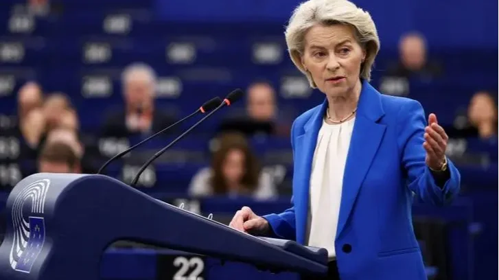 Ursula von der Leyen 2026. január 21-én | Kép forrása: Yves Herman/Reuters