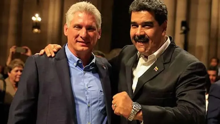 Miguel Díaz-Canel,  Nicolás Maduro 