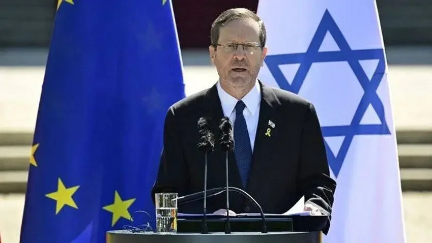 Jichák Hercog izraeli elnök | Kép forrása: AFP