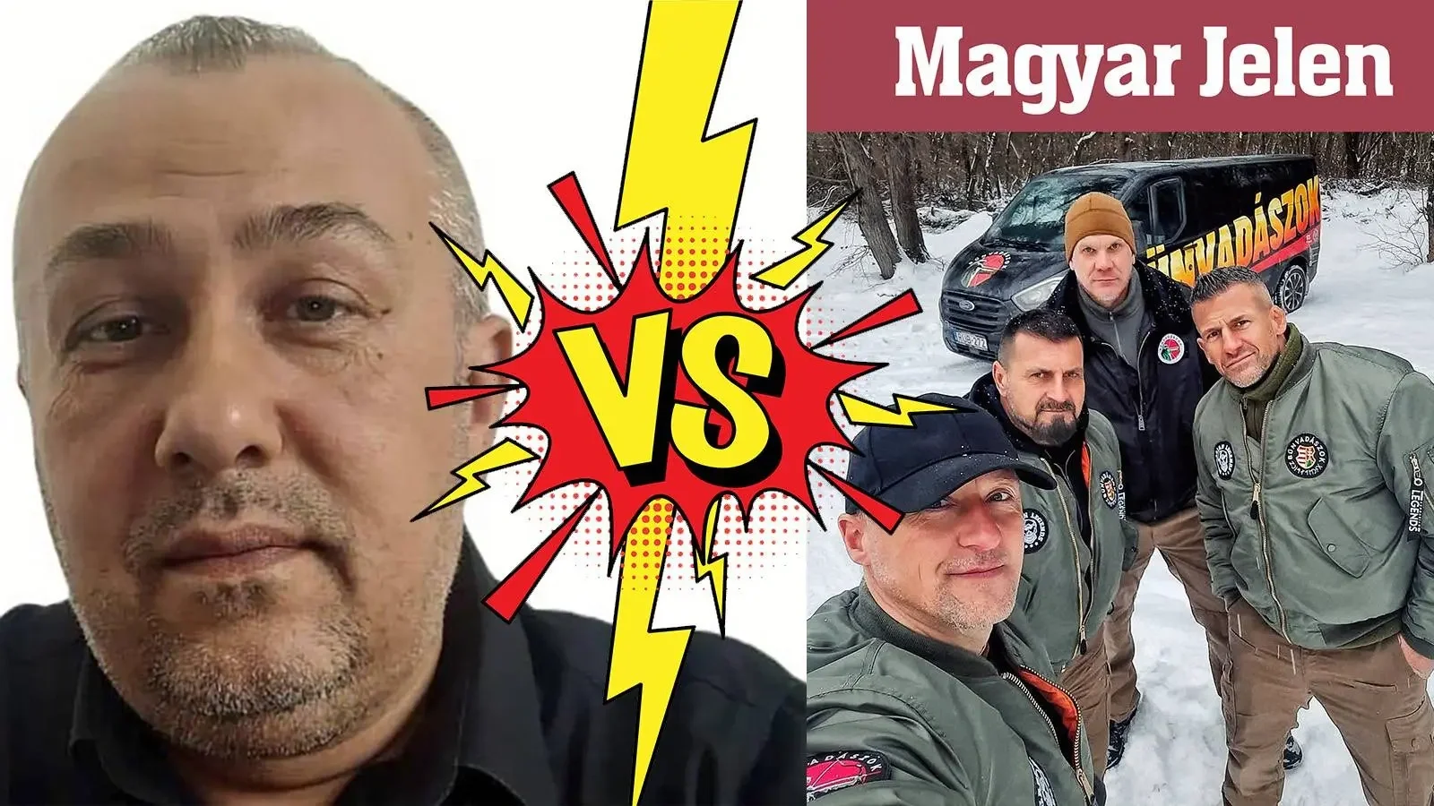 Kép: Remenyiczki Éva/Magyar Jelen | Felhasznált források: HVG, brgfx/Freepik, Bűnvadászok Facebook-oldala