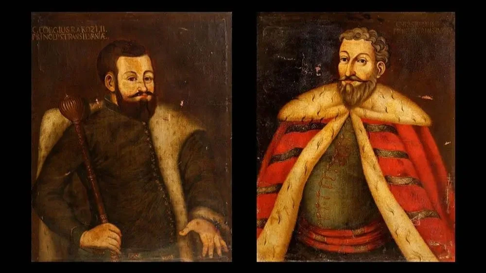 II. Rákóczi György és Báthory Kristóf portréja | Kép forrása: Gigapan