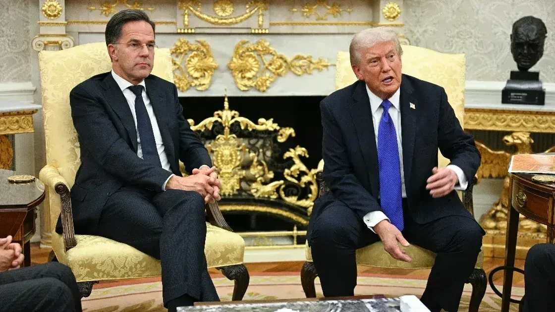Mark Rutte és Donald Trump | Kép forrása: Telex
