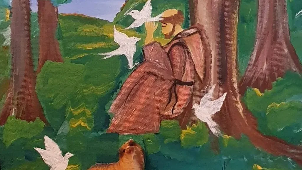 Assisi Szent Ferenc portréja, amely a kápolnát ékesíti majd | Kép forrása: Egri Válasz