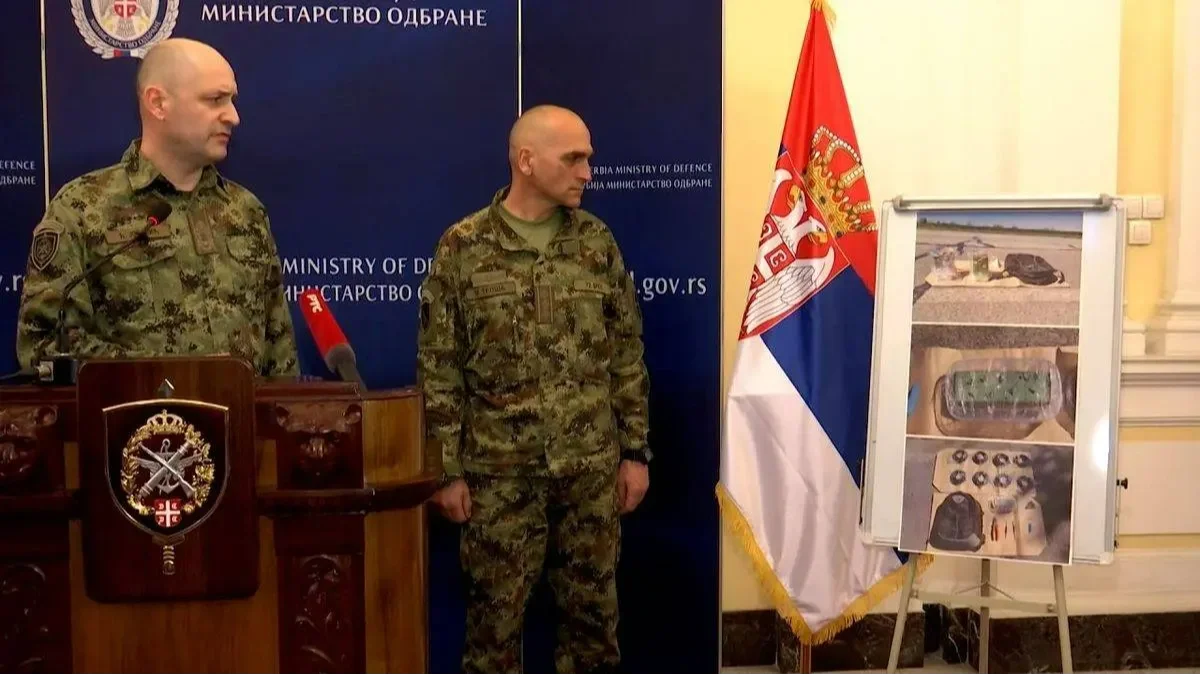 Duro Jovanics, a szerb Katonai Biztonsági Ügynökség igazgatója bejelentést tett | Forrás: RTS