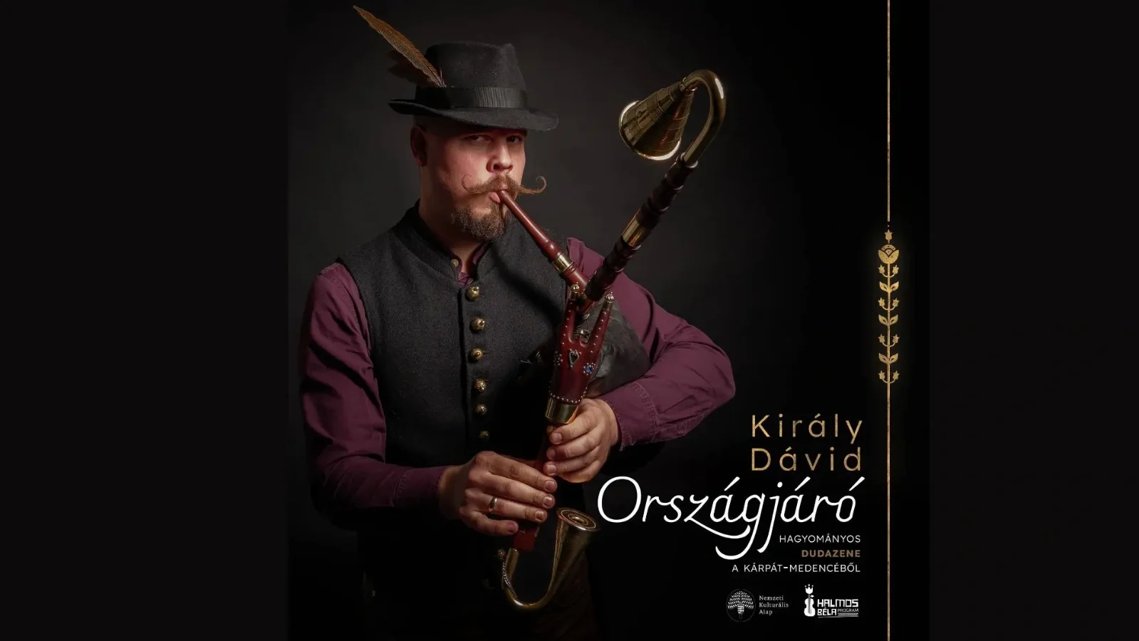 Király Dávid, aki első lemezén, az Országjárón évszázados, sokszor elfeledett dallamokat kelt életre | Forrás: Király Dávid