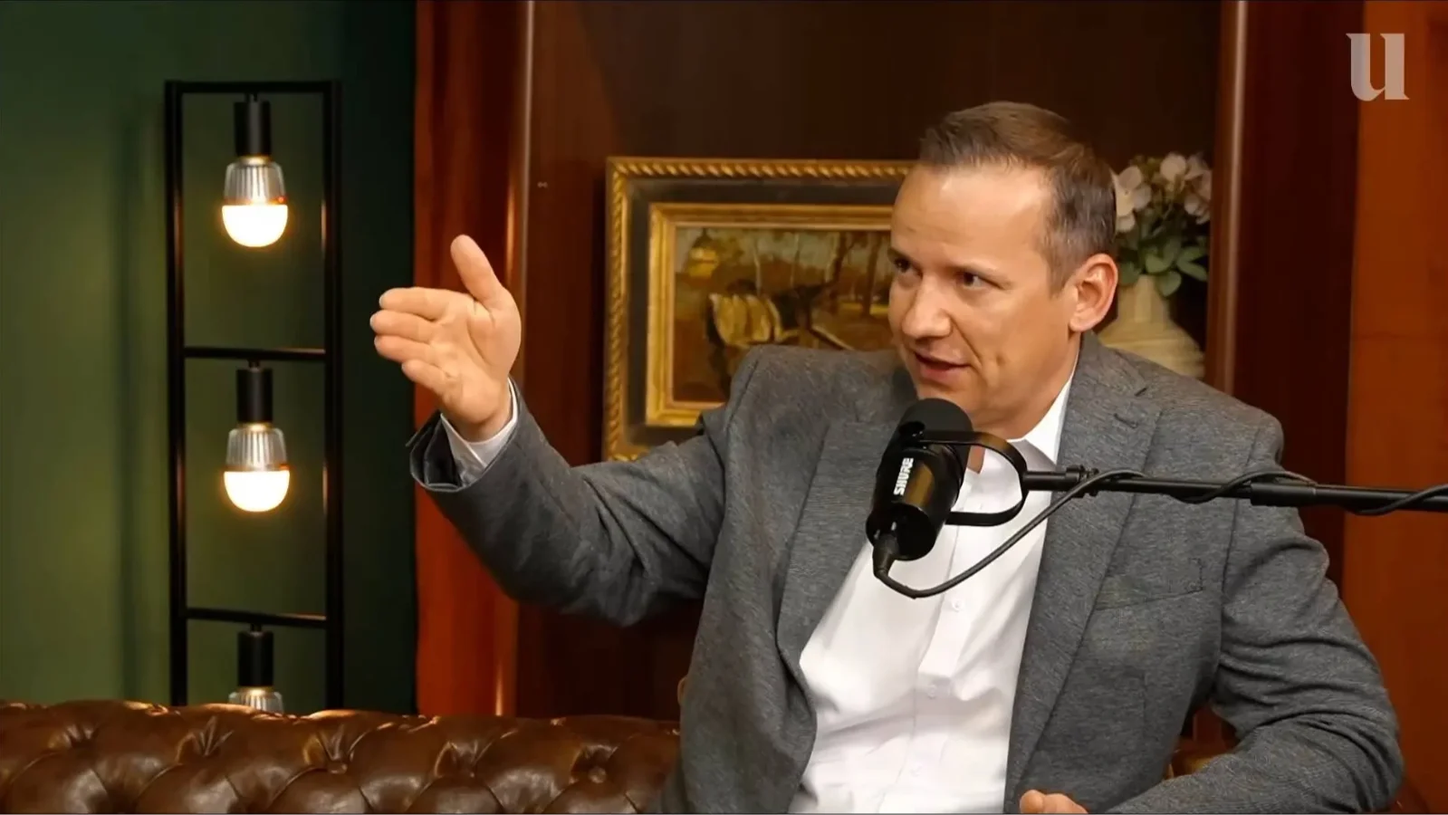 Toroczkai László az Ultrahang műsorában. | Kép forrása: Ultrahang YouTube-csatornája