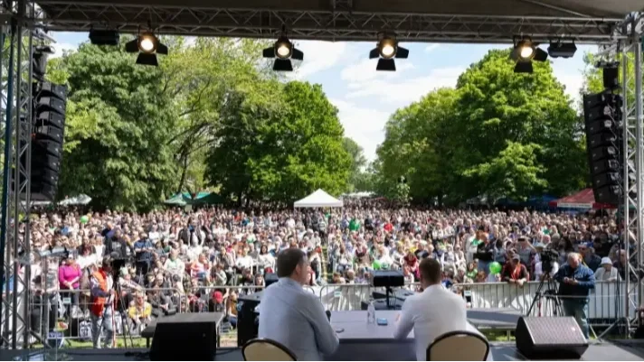 A Mi Hazánk majálisa | Kép forrása: Novák Előd Facebook-oldala